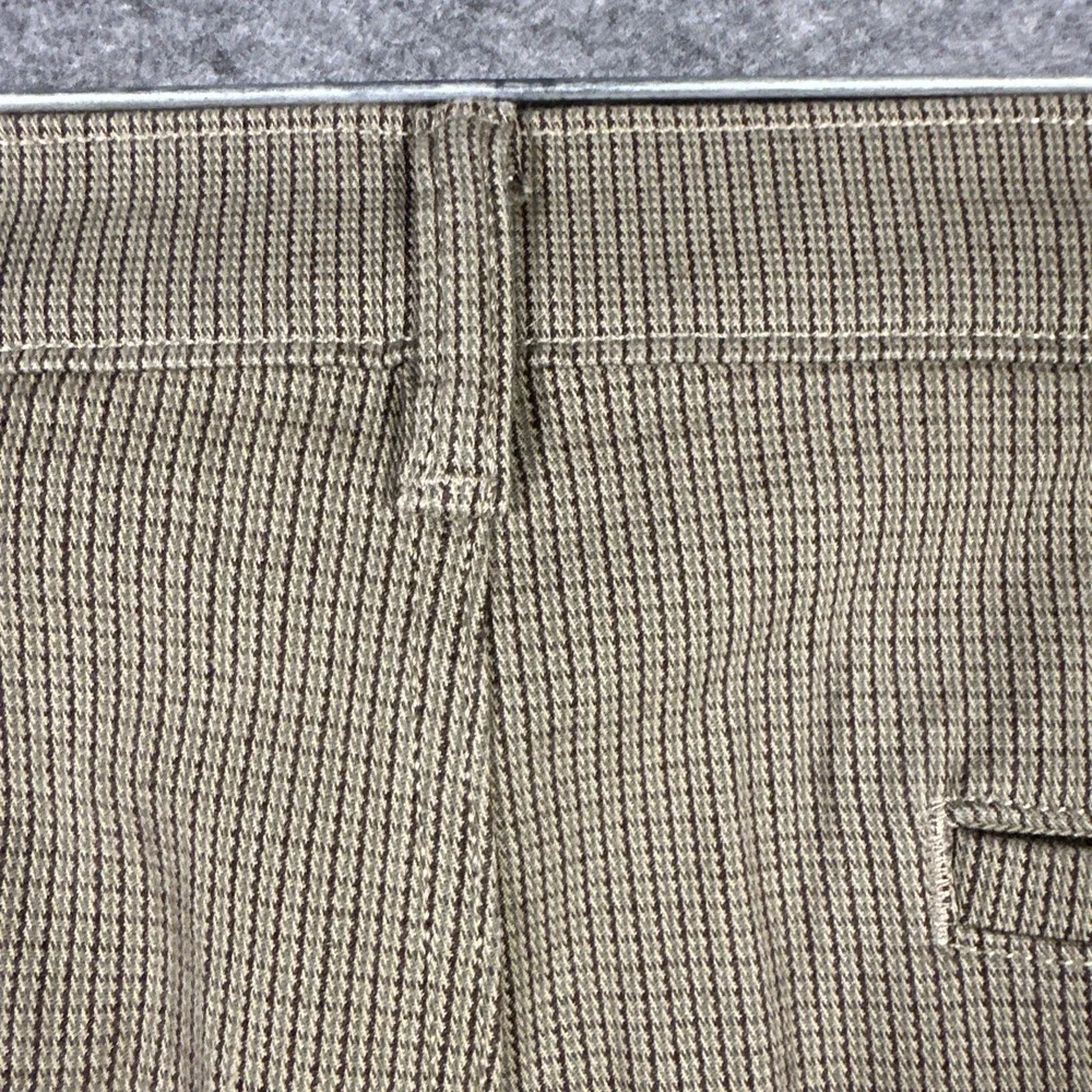 Levi's Men's XX Chino Standard Taper 36/34(38x30) Houndstooth Brown Pants Hemmed